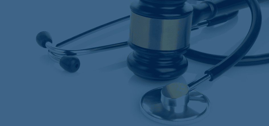 gavel and stethoscope