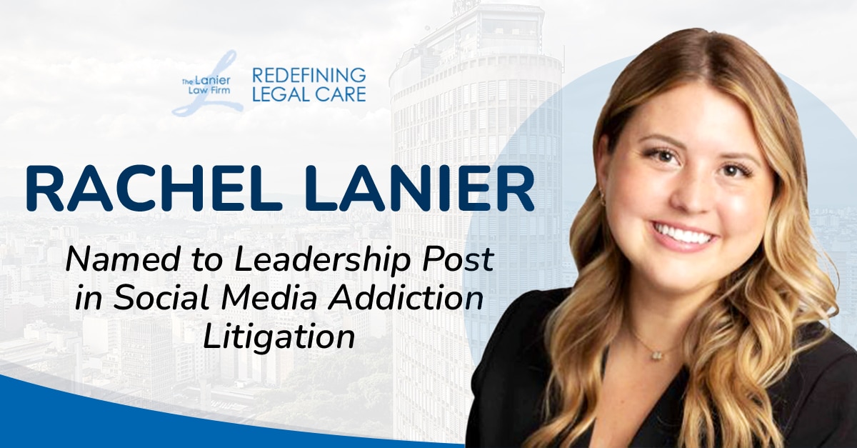 Rachel Lanier named to Social Media Addiction Litigation Leadership Role